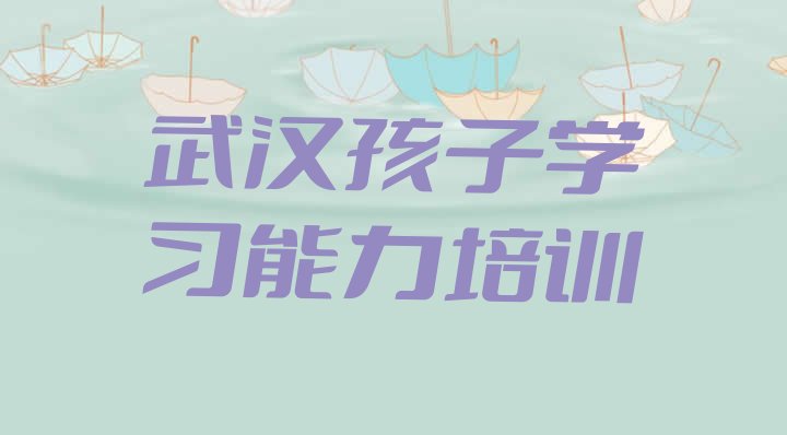 十大2024年武汉东西湖区孩子学习能力培训班费用标准是多少钱 武汉东西湖区孩子学习能力培训学费多少钱排行榜