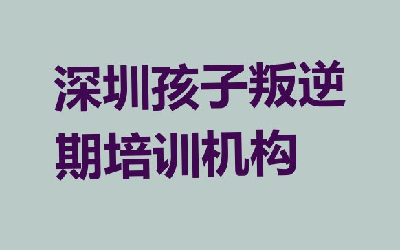 十大深圳福田区孩子叛逆期培训班附近那里有 深圳福田区孩子叛逆期培训机构一学费多少排行榜