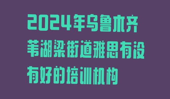 十大2024年乌鲁木齐苇湖梁街道雅思有没有好的培训机构排行榜