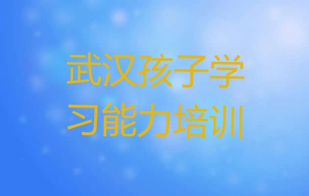 十大2024年10月武汉江岸区孩子学习能力报培训班真的有用吗(武汉丹水池街道孩子学习能力培训一般需要多少钱一次)排行榜