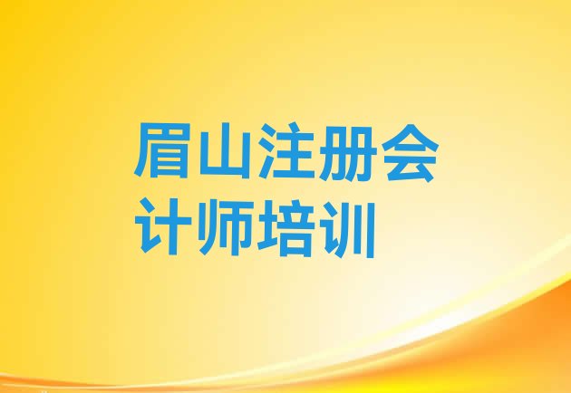 十大2024年眉山彭山区学注册会计师哪个学校比较好 眉山彭山区注册会计师培训规格高师资强排行榜