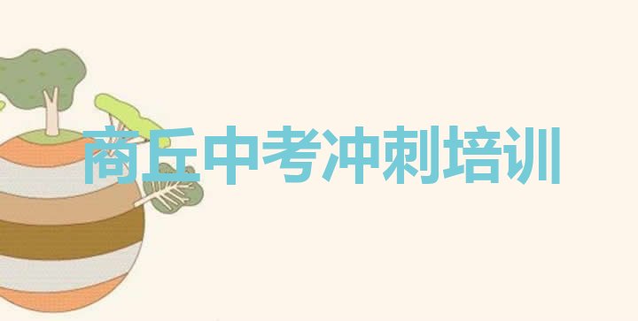 十大2024年正规商丘中考冲刺培训学校排名排行榜