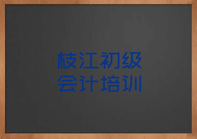 十大2024年枝江初级会计培训价格排名前十排行榜