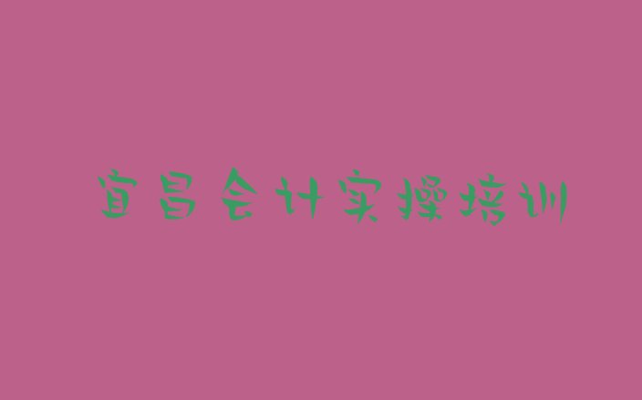 十大宜昌夷陵区会计实操有没有好的会计实操培训班推荐排行榜