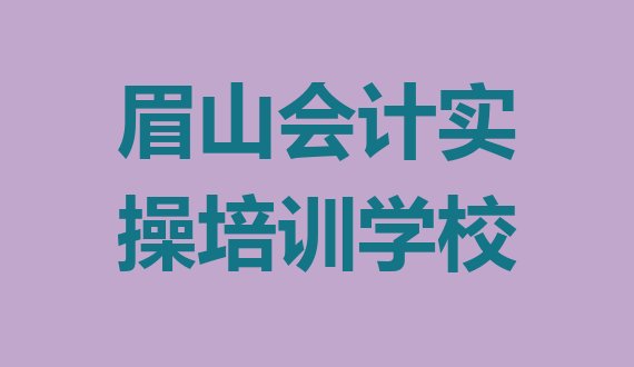 十大2024年11月眉山彭山区会计实操培训学会计实操 眉山彭山区会计实操去哪学会计实操培训中心排行榜