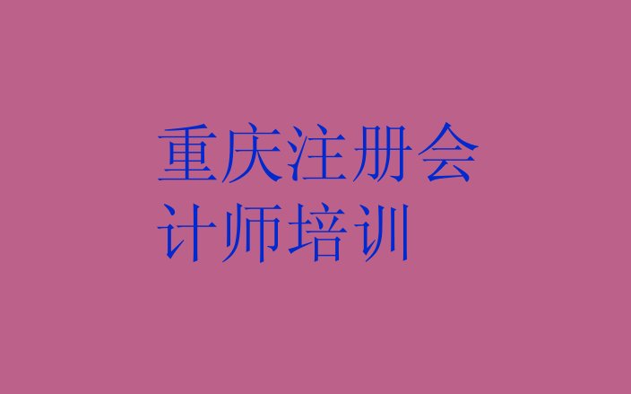 十大2024年重庆华岩镇注册会计师教育培训哪个口碑好排名前十排行榜