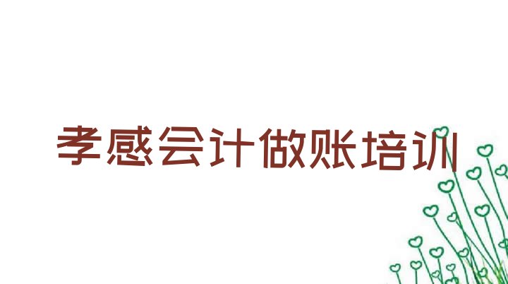 孝感孝南区会计做账培训班报名流程(孝感孝南区会计做账培训正规学校哪里好)”