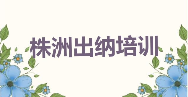 2024年株洲渌口区出纳培训费用报价单十大排名”