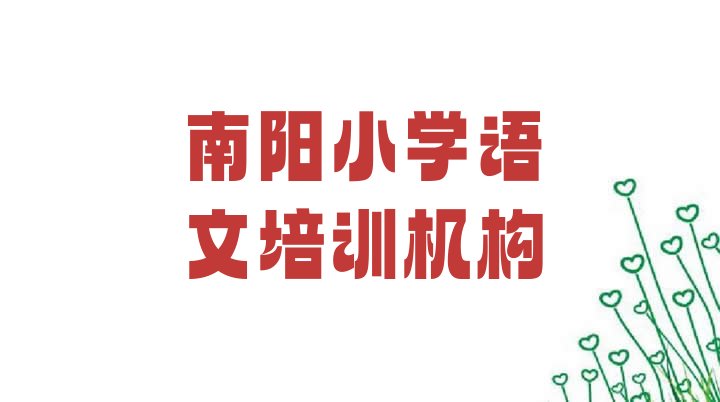 南阳宛城区专业小学语文培训哪家好(南阳宛城区小学语文培训机构选哪个比较好)”