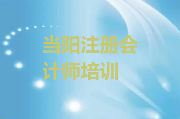 2024年当阳注册会计师培训机构优惠活动”