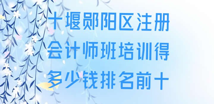 十堰郧阳区注册会计师班培训得多少钱排名前十”