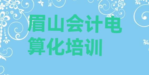 眉山彭山区新手去哪学会计电算化排名一览表”