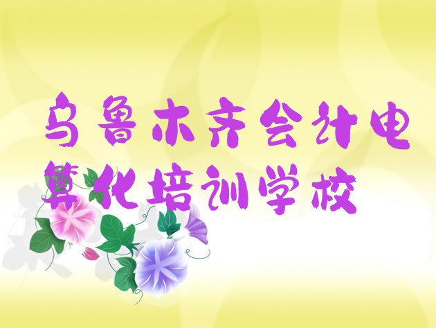 12月乌鲁木齐达坂城区会计电算化培训学费要多少钱排名前五”