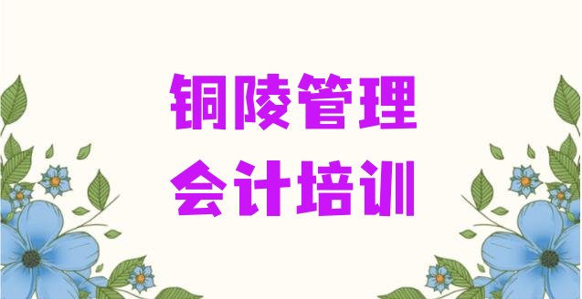 2024年铜陵管理会计特训学校实力排名名单”