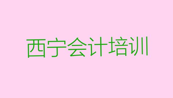 12月西宁城北区会计做账有没有好的会计做账培训班推荐”