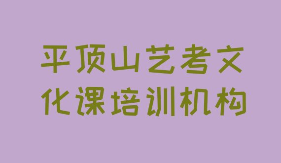 12月平顶山新华区学简单的艺考文化课去哪里学排名前五”