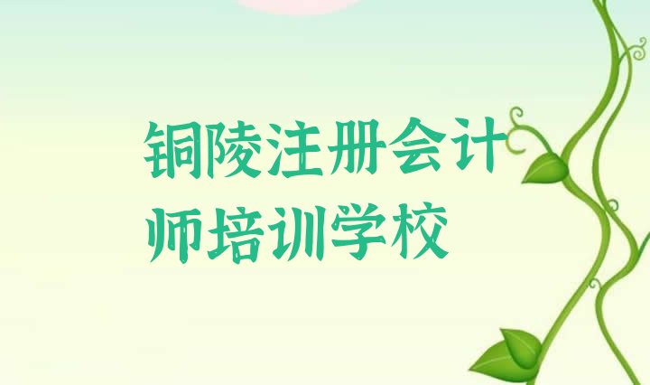 2024年铜陵郊区注册会计师培训辅导收费明细实力排名名单，建议查看”