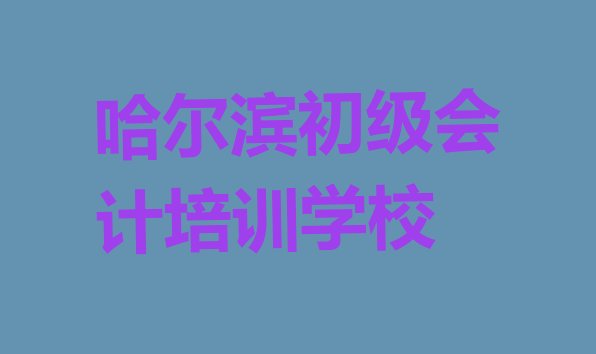 哈尔滨道里区初级会计培训机构选哪个比较好排名，值得一看”