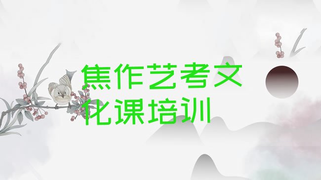 2025年焦作马村区艺考文化课培训机构名单更新汇总，倾心推荐”